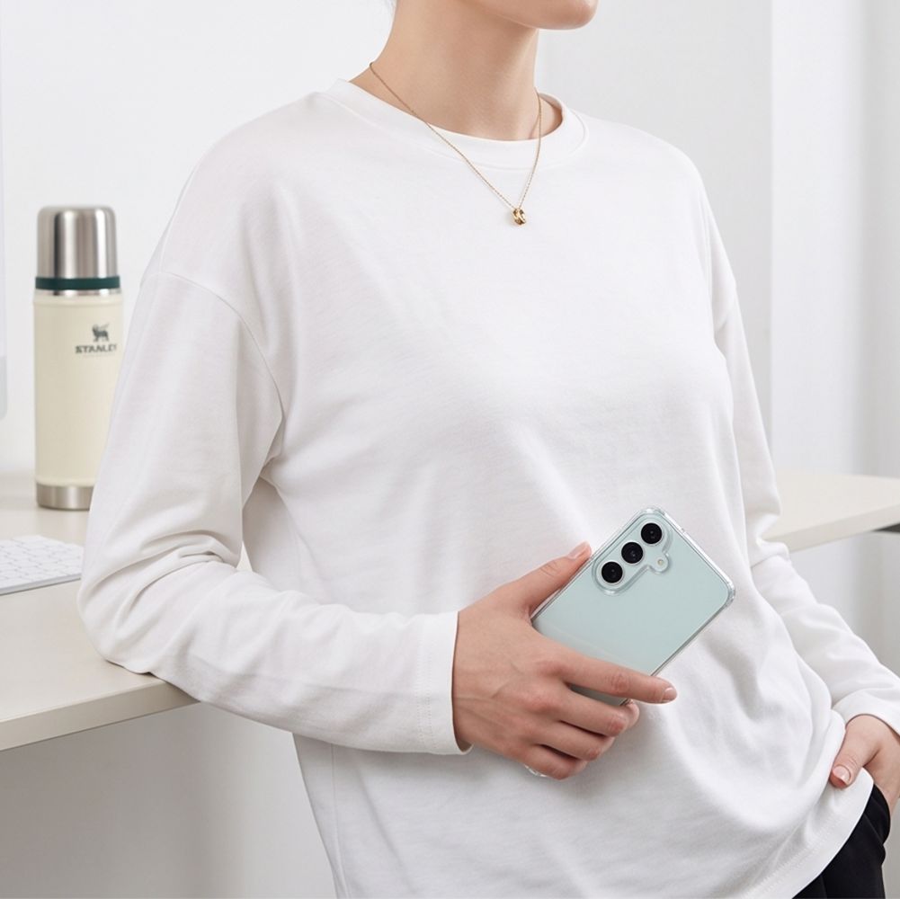 Dėklas Tech-Protect FlexAir Hybrid Galaxy S26 FE, skaidrus -- Galaxy S26 FE
