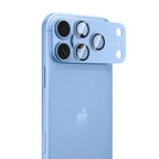 Kameros apsauginis stiklas Tech-Protect Camfull Fit+ iPhone 18 Pro, šviesiai mėlynas -- iPhone 18 Pro