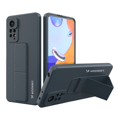Wozinsky Kickstand dėklas Redmi Note 11 Pro – mėlynas -- Xiaomi Redmi Note 11 Pro
