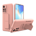 Wozinsky Kickstand dėklas Xiaomi Poco M4 Pro 5G – rožinis -- Xiaomi Poco M4 Pro