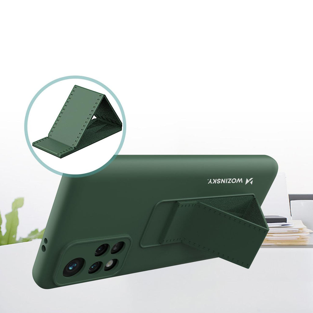 Wozinsky Kickstand dėklas Xiaomi Redmi 10 – tamsiai mėlynas -- Xiaomi Redmi 10