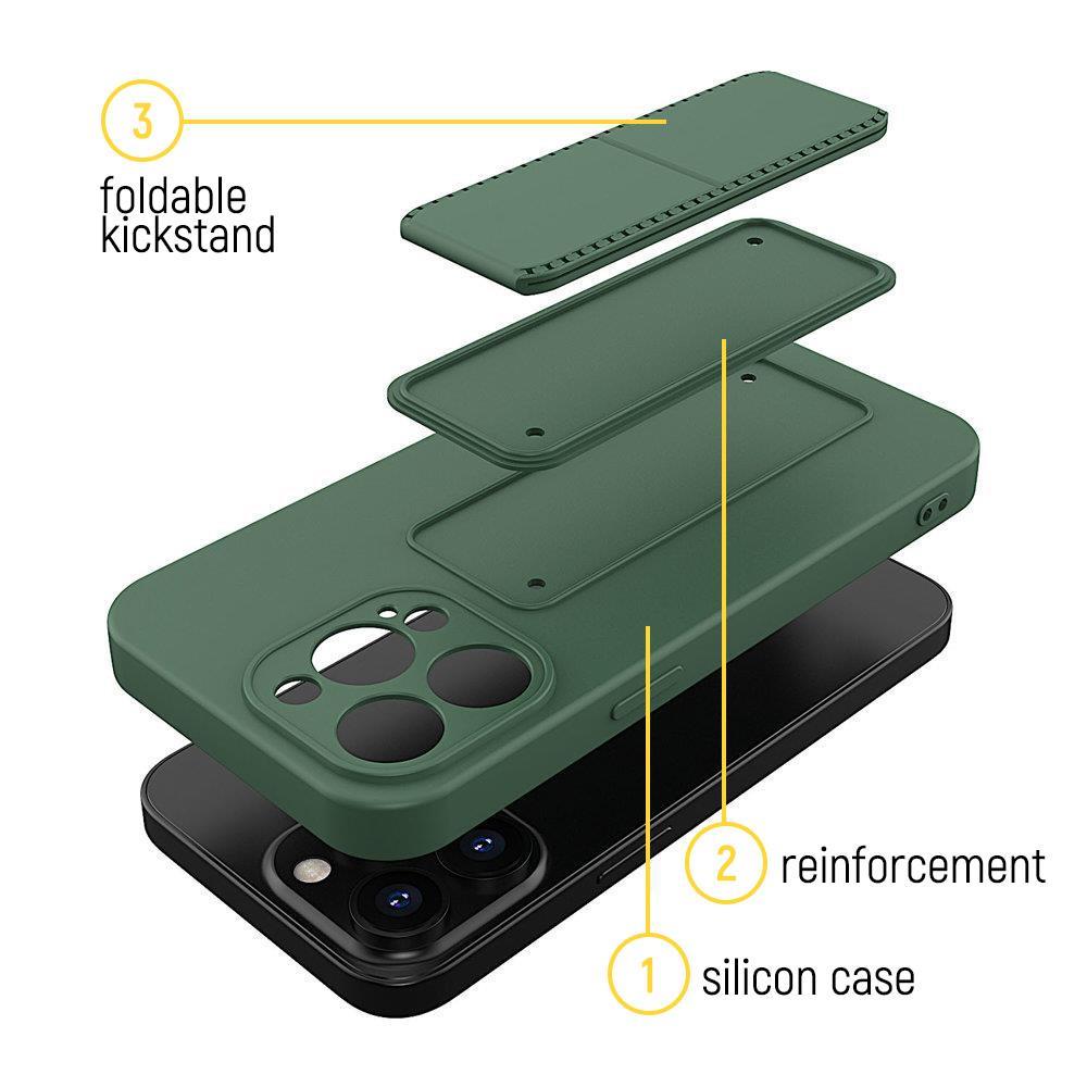 Wozinsky Kickstand dėklas Xiaomi Redmi 10 – raudonas -- Xiaomi Redmi 10