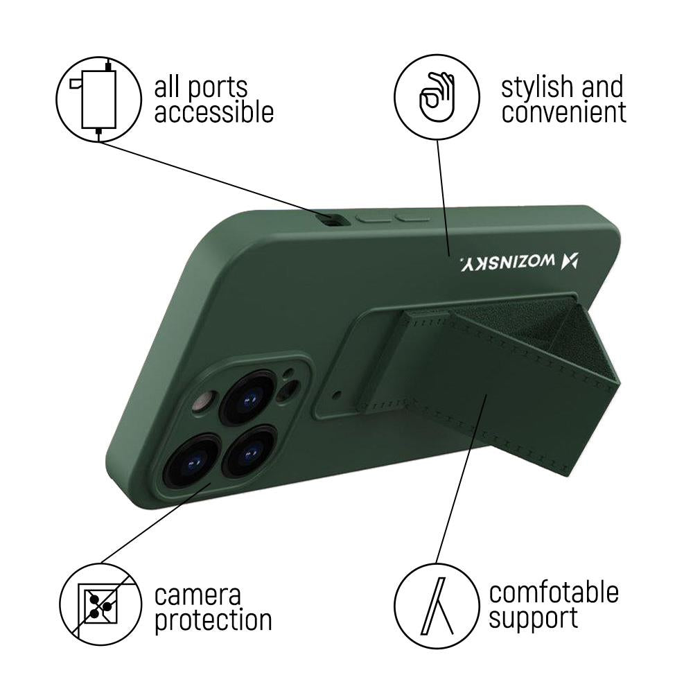 Wozinsky Kickstand dėklas Samsung Galaxy S22+ – raudonas -- Samsung Galaxy S22+