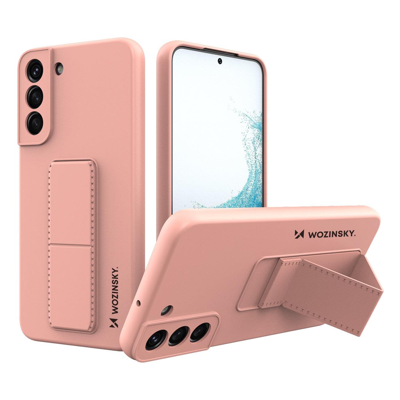 Wozinsky Kickstand dėklas Samsung Galaxy S22+ – rožinis -- Samsung Galaxy S22+