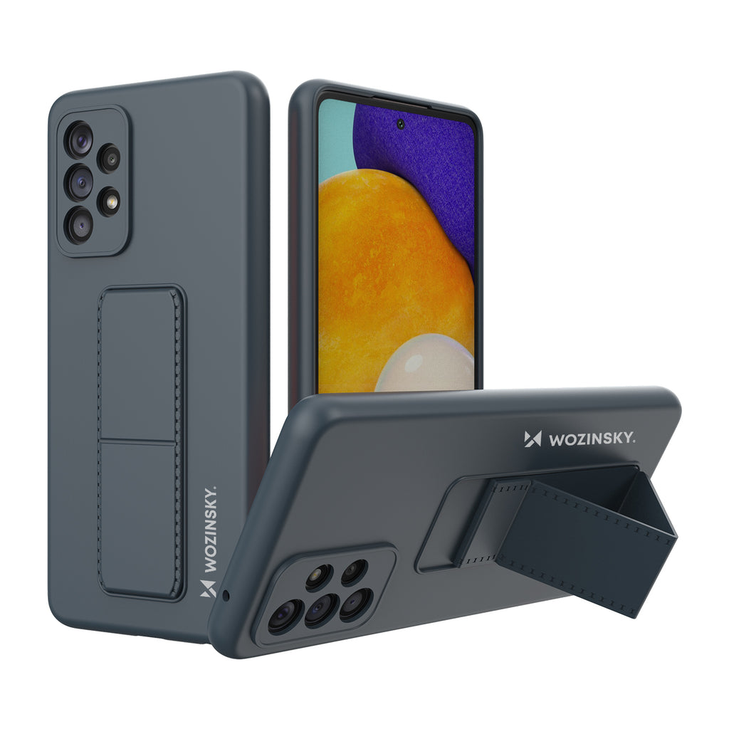 Wozinsky Kickstand dėklas Samsung Galaxy A73 – mėlynas -- Samsung Galaxy A73