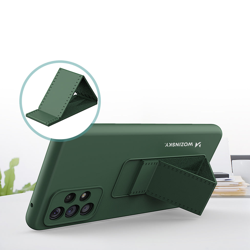 Wozinsky Kickstand dėklas Samsung Galaxy A73 – raudonas -- Samsung Galaxy A73