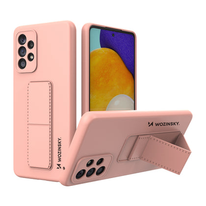 Wozinsky Kickstand dėklas Samsung Galaxy A73 – rožinis -- Samsung Galaxy A73