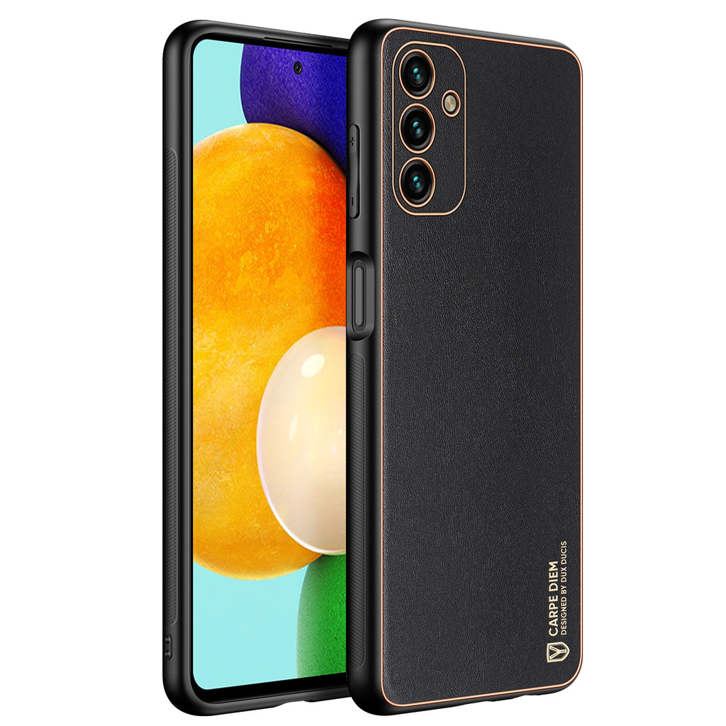 Dux Ducis Yolo eko odos dėklas Samsung Galaxy A13 5G – juodas -- Samsung Galaxy A13