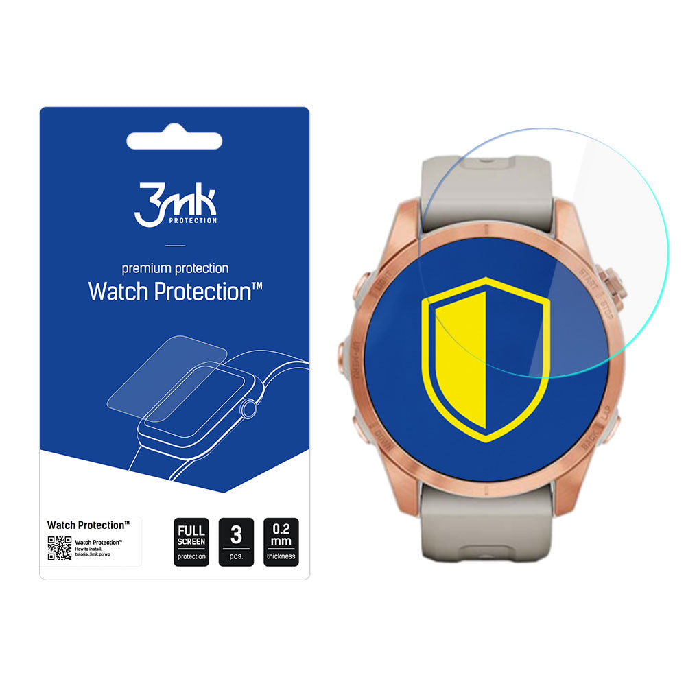 Garmin Fenix 7s – 3mk Watch Protection™ v. FlexibleGlass Lite