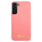 Guess silikoninis dėklas Samsung Galaxy S22+ – fuksija -- Samsung Galaxy S22+