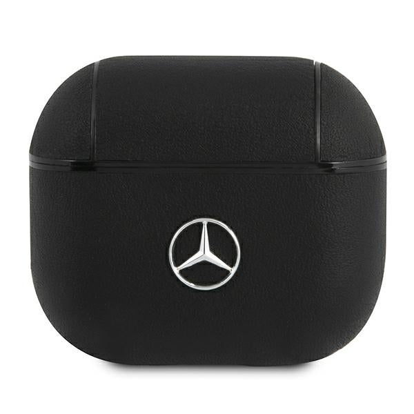 Mercedes-Benz AirPods 3 dėklas su oda – juodas -- AirPods 3