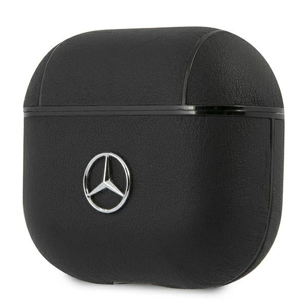 Mercedes-Benz AirPods 3 dėklas su oda – juodas -- AirPods 3