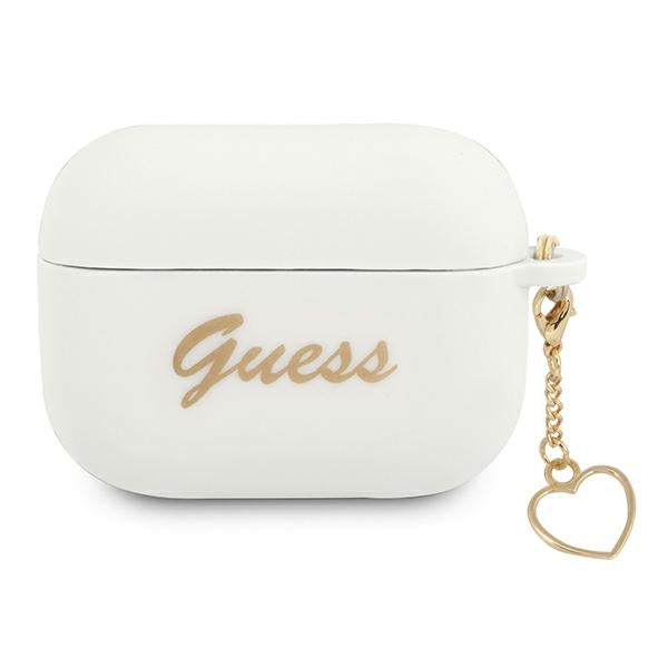 Guess silikoninis dėklas AirPods Pro – baltas