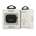 Guess silikoninis dėklas AirPods Pro – juodas