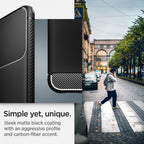 Spigen Rugged Armor dėklas Samsung Galaxy S22 – juodas -- Samsung Galaxy S22