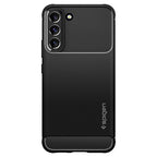 Spigen Rugged Armor dėklas Samsung Galaxy S22 – juodas -- Samsung Galaxy S22