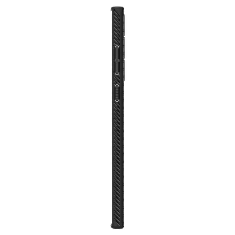 Spigen Liquid Air dėklas Galaxy S22 Ultra – juodas -- Samsung Galaxy S22 Ultra