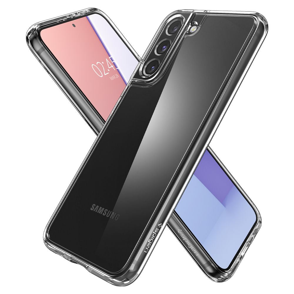Spigen Ultra Hybrid dėklas Galaxy S22 – skaidrus -- Samsung Galaxy S22