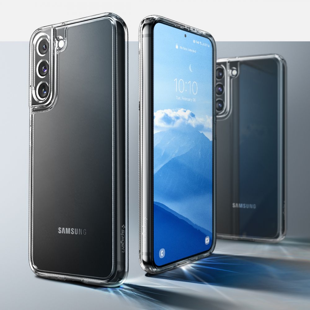 Spigen Ultra Hybrid dėklas Galaxy S22 – skaidrus -- Samsung Galaxy S22