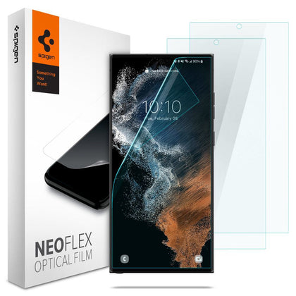 Spigen Neo Flex hidrogelinė plėvelė Galaxy S22 Ultra (2 vnt.) -- Samsung Galaxy S22 Ultra