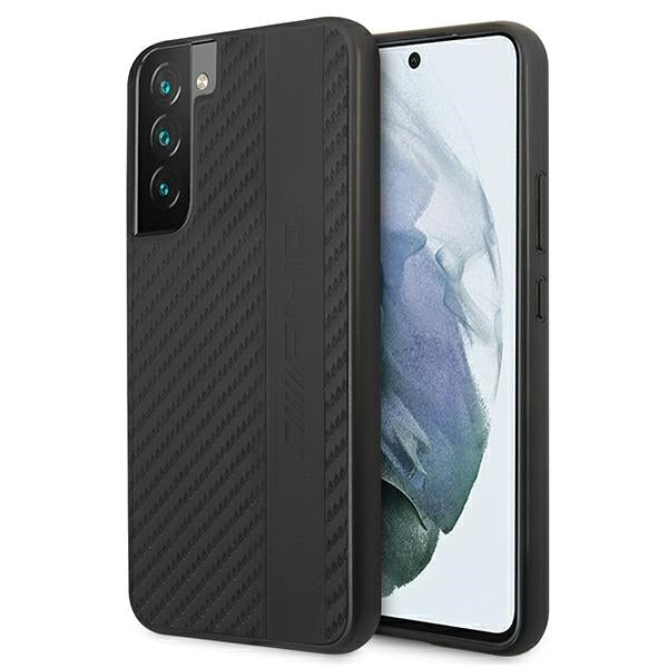 Mercedes-AMG anglies dėklas Samsung S22+ – juodas -- Samsung Galaxy S22+