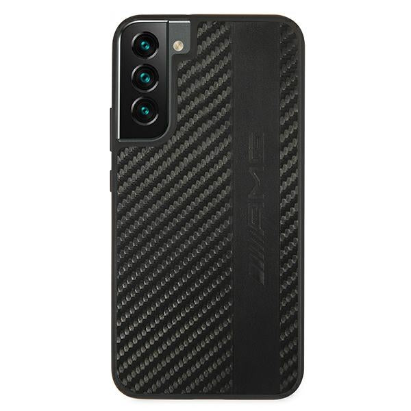 Mercedes-AMG anglies dėklas Samsung S22+ – juodas -- Samsung Galaxy S22+