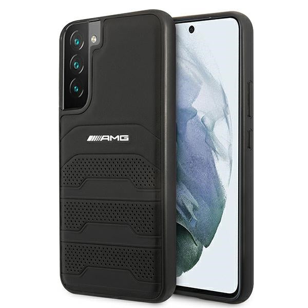 Mercedes-AMG odinis dėklas Samsung Galaxy S22+ – juodas -- Samsung Galaxy S22+