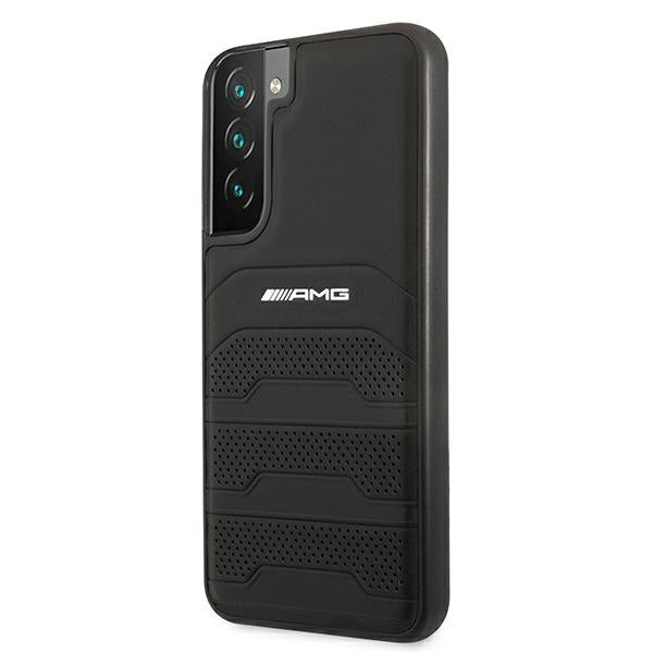 Mercedes-AMG odinis dėklas Samsung Galaxy S22+ – juodas -- Samsung Galaxy S22+