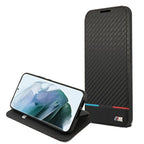BMW M atverčiamas dėklas Samsung Galaxy S22+ – juodas -- Samsung Galaxy S22+