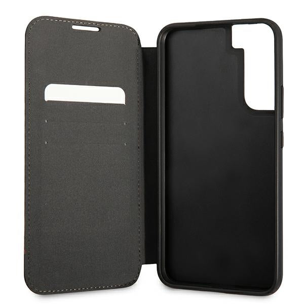 BMW M atverčiamas dėklas Samsung Galaxy S22+ – juodas -- Samsung Galaxy S22+