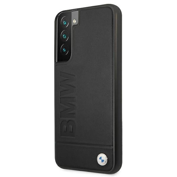 BMW Signature dėklas Samsung Galaxy S22+ – juodas -- Samsung Galaxy S22+