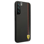 Ferrari On Track Stripe dėklas Galaxy S22+ – juodas -- Samsung Galaxy S22+