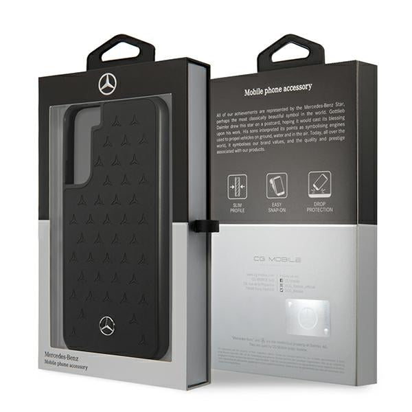 Mercedes-Benz odinis dėklas Samsung Galaxy S22+ – juodas -- Samsung Galaxy S22+