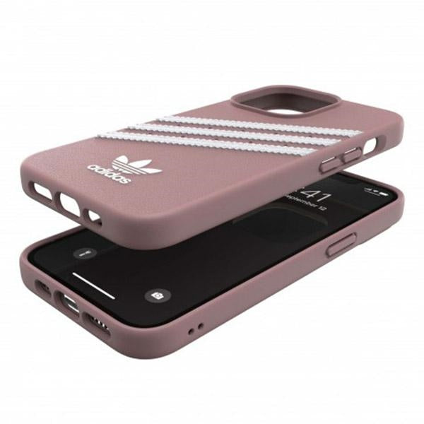 Adidas OR Molded Case PU dėklas iPhone 13/13 Pro – rožinis