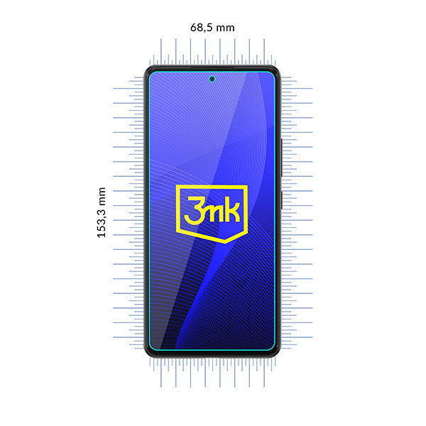 3MK FlexibleGlass Sam A53 5G A536 Hybrid Glass -- Cell phone tempered glass