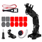 GoPro aksesuarų rinkinys šalmo montavimui GoPro, DJI, Insta360, SJCam, Eken sporto kameroms (GoPro dviračio šalmo...