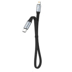 Dudao L10P Lightning - USB-C PD 20W laidas 0.23 m, juodas
