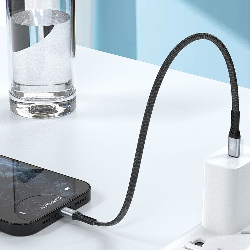 Dudao L10P Lightning - USB-C PD 20W laidas 0.23 m, juodas