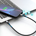 Dudao L10P Lightning - USB-C PD 20W laidas 0.23 m, juodas
