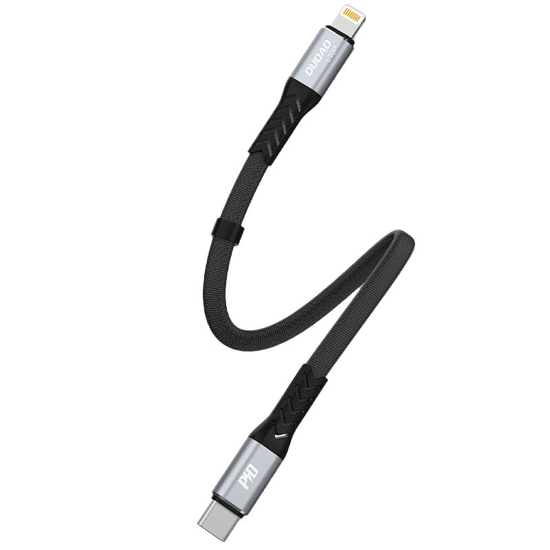 Dudao L10P Lightning - USB-C PD 20W laidas 0.23 m, juodas