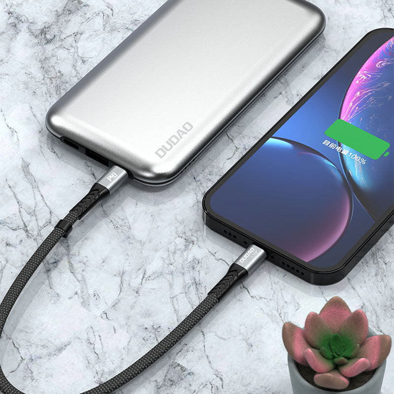 Dudao L10P Lightning - USB-C PD 20W laidas 0.23 m, juodas