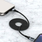 Dudao USB-C - Lightning greito įkrovimo PD 20W laidas 1 m, juodas (L7MaxL)