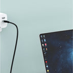Dudao USB-C - Lightning greito įkrovimo PD 20W laidas 1 m, juodas (L7MaxL)