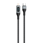 Dudao USB-C - Lightning greito įkrovimo PD 20W laidas 1 m, juodas (L7MaxL)