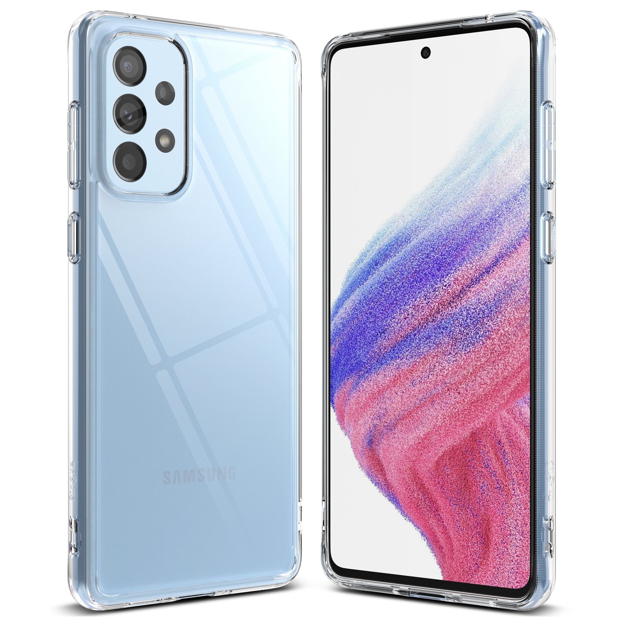 Ringke Fusion skaidrus dėklas Samsung Galaxy A73 -- Samsung Galaxy A73