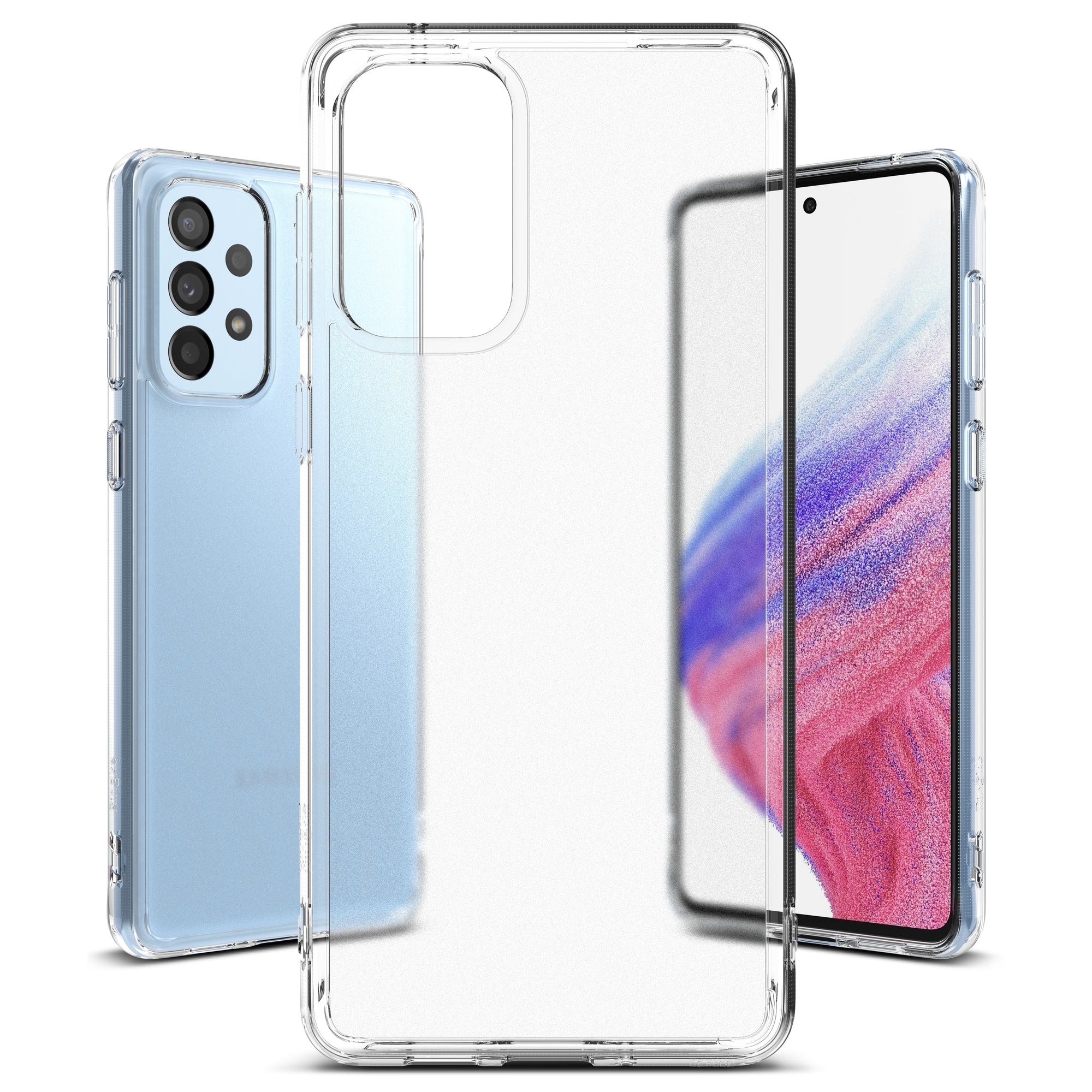 Ringke Fusion Matte dėklas Samsung Galaxy A73 – skaidrus -- Samsung Galaxy A73