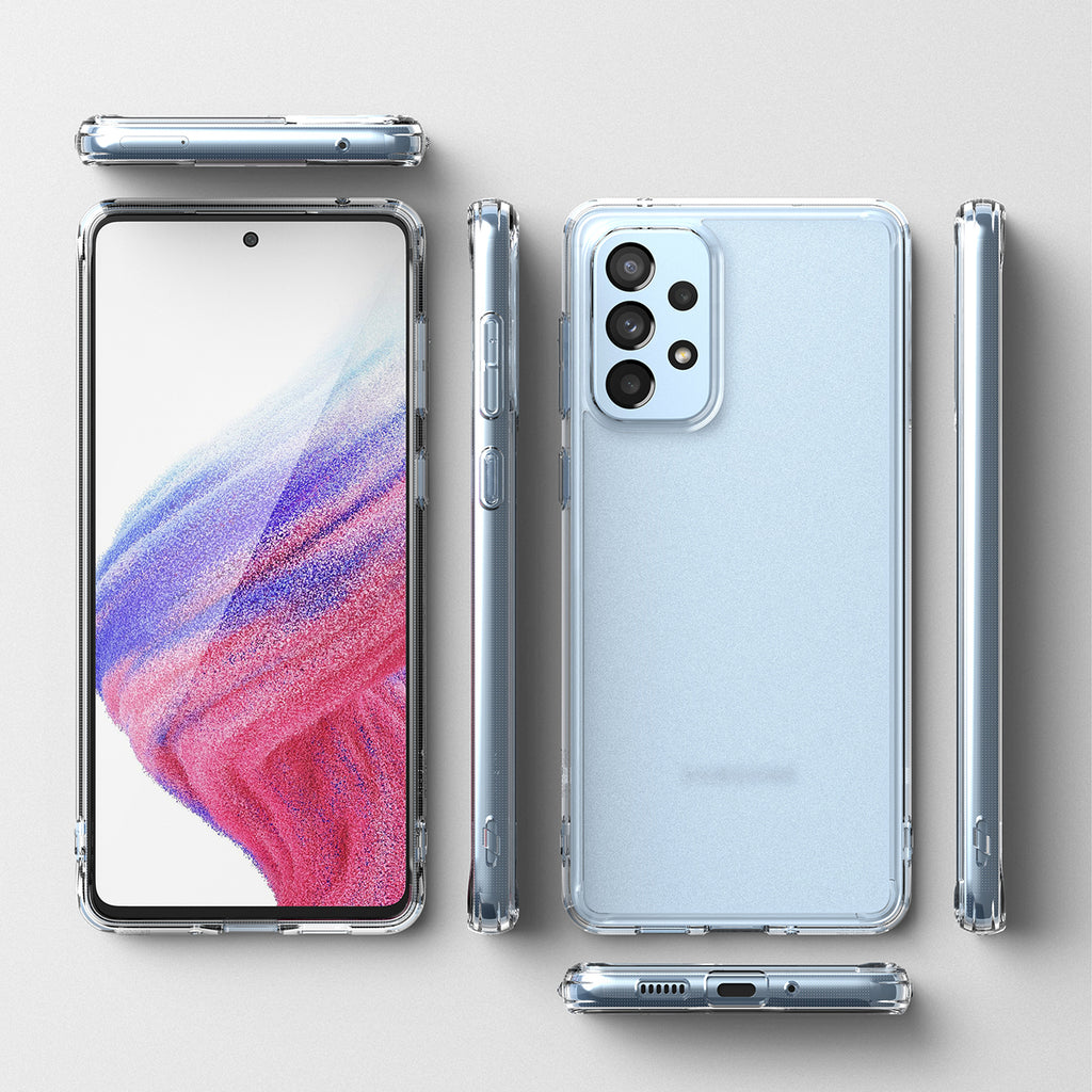 Ringke Fusion Matte dėklas Samsung Galaxy A73 – skaidrus -- Samsung Galaxy A73