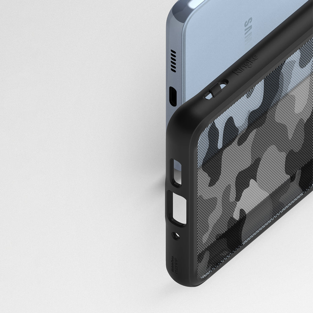 Ringke Fusion Matte dėklas Samsung Galaxy A73 – juodas -- Samsung Galaxy A73