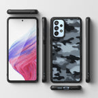 Ringke Fusion Matte dėklas Samsung Galaxy A73 – juodas -- Samsung Galaxy A73