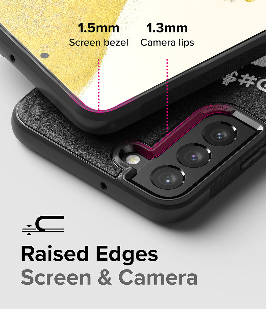 Ringke Onyx dėklas Samsung Galaxy S22+ – juodas -- Samsung Galaxy S22+